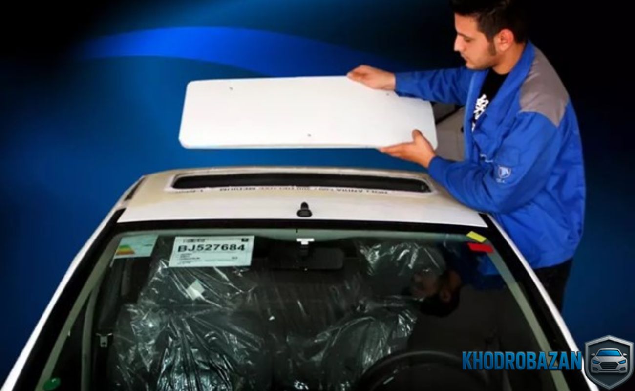 نصب سانروف در نمایندگی ایران خودرو