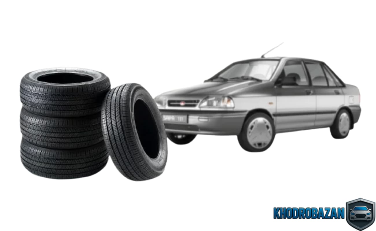 وزن هر حلقه لاستیک پراید