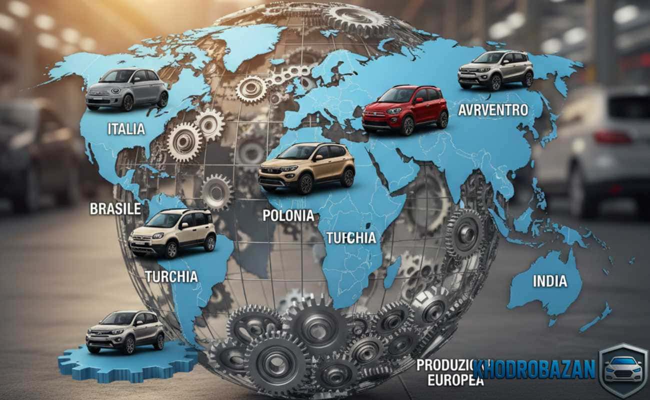 نگاهی به کشورهایی که فیات در آن ها تولید می شود