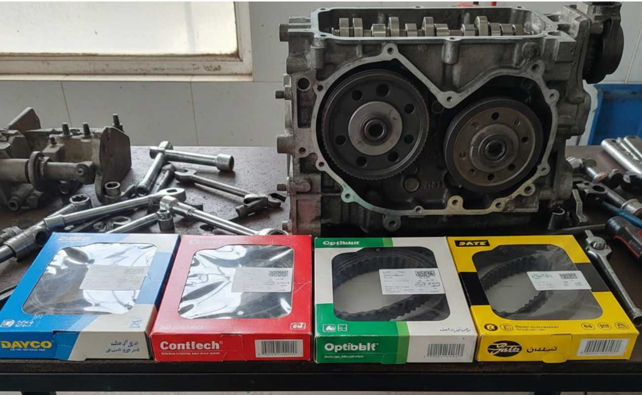 مقایسه برندهای مختلف بهترین تسمه تایم پراید انژکتوری در بازار ایران
