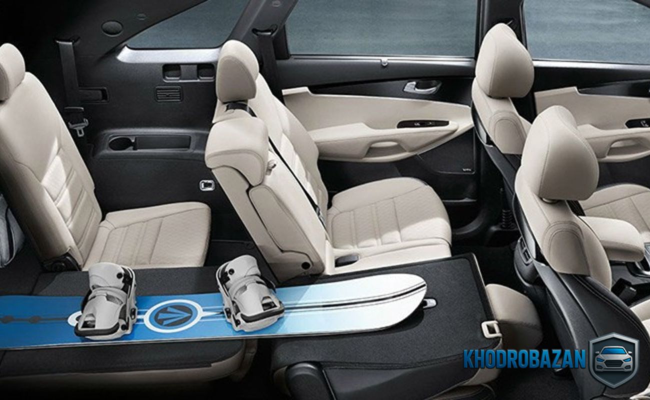 طراحی داخلی و امکانات کابین کیا سورنتو 2018